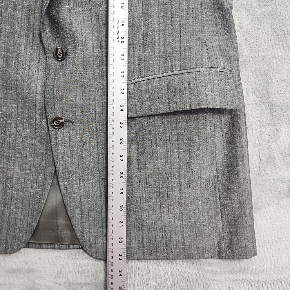 Vintage‎ Gordon Thomas Collectibles Sport Coat Mens 44 Gray Wool 2 Button Blazer